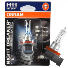 Галогенова лампа OSRAM H11 64211NBU-01B Night Breaker Unlimited 12V 55W PGJ19-2 10X1 Blister