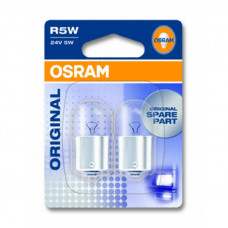 Комплект галогенових ламп OSRAM 5627-02B R5W 24V BA15s 10X2 Blister