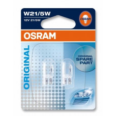 Комплект галогенових ламп OSRAM 7515-02B W21/12V 5W W3x16q 10X2 Blister