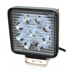 Світлодіодна фара AllLight 06type 27W 9chip EPISTAR spot 9-30V (тонкий радіатор)