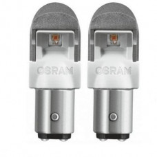 Комплект світлодіодних ламп OSRAM  1557R P21/5W 2W 12V BAY15d RED 2 шт. blister