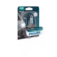 Галогенова лампа PHILIPS 12342XVPB1 H4 60/55W 12V X-tremeVision Pro150 +150% B1