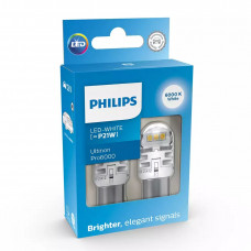 Комплект світлодіодних ламп Philips 11499CU60X2 P21/5W LED Ultinon Pro6000 SI 12V BAY15d white