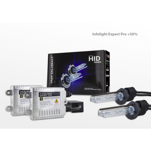 Комплект ксенона Infolight Expert Pro обманка H1 4300K+50%