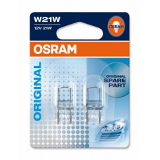 Комплект галогенових ламп OSRAM 7505-02B W21W 12V W3x16d 10X2 Blister