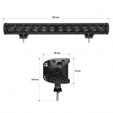 Світлодіодна фара-люстра StarLight 120watt 10-30V IP68 (lsb-lens-120)