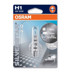 Галогенова лампа OSRAM H1 64150SV2-01B 12V 55W P14.5S 10X1 Blister