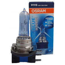 Галогенова лампа OSRAM H15 64176 Cool Blue Intense 55/15W 12V PGJ23T-1 10X1