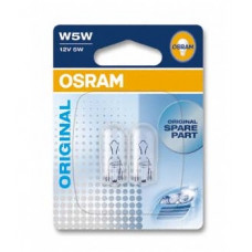 Комплект галогенових ламп OSRAM 2825-02B W5W 12V W2.1X9.5D 10X2 Blister