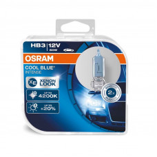 Комплект галогенових ламп OSRAM 9005CBI Cool Blue Intense HB3 60W 12V P20d 10X2 HardDuopet