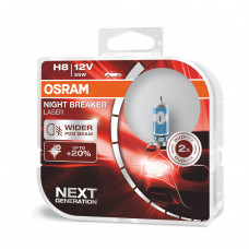 Комплект галогенових ламп OSRAM 64212NL H8 Night Breaker LASER NG +20% 12V 35W PGJ19-1 HardDuopet