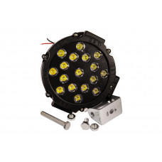 Світлодіодна фара AllLight 51W BLACK 17chip OSRAM 3535 spot 9-30V