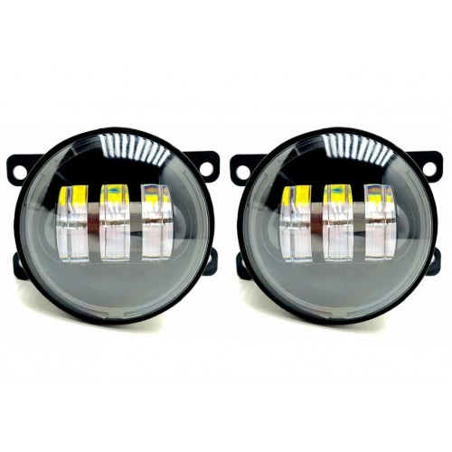 Комплект протитуманних LED фар StarLight SB-350 D=90мм біле світло (Renault, Citroen, Ford, Mitsubishi, Opel, Peugeot, Subaru)