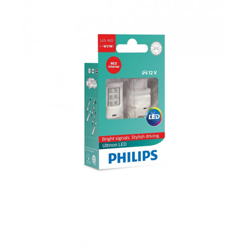 Комплект світлодіодних ламп Philips 11065ULRX2 W21W LED red 12V