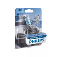 Галогенова лампа PHILIPS 12360WVUB1 H8 WhiteVision ultra +60% (3800K) B1