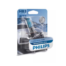 Галогенова лампа PHILIPS 9005WVUB1 HB3 60W 12V WhiteVision ultra +60% (3800K) B1