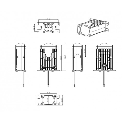 Комплект світлодіодних матрічних лінз Infolight Matrix 1inch