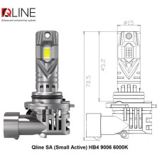 Комплект світлодіодних ламп Qline SA (Small Active) HB4 9006 6000K (2шт)