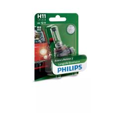 Галогенова лампа PHILIPS 12362LLECOB1 H11 55W 12V PGJ19-2 LLECO