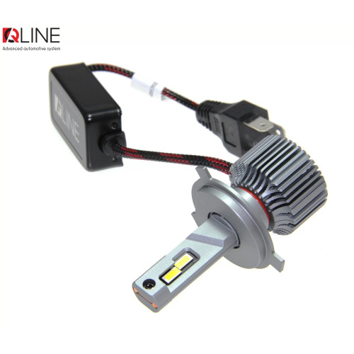 Комплект світлодіодних ламп QLine Ultra +200% 55W H4 6000K (2шт.) 12V