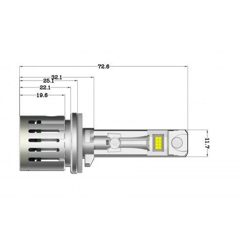 Комплект світлодіодних ламп Infolight F3-Pro H27 30W