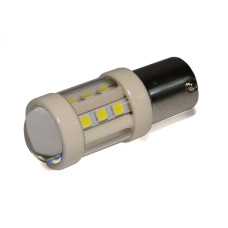 Світлодіодна лампа StarLight T25 18 диодов SMD 12-24V 6.5W WHITE прозора лінза