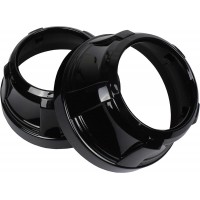 Декоративна маска для лінзи Vulkan Black 3.0"