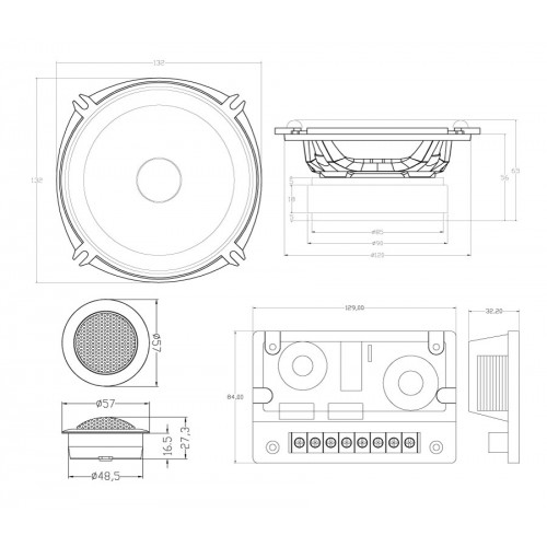 Компонентна акустика MTX TX650S