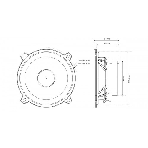 Компонентна акустика MTX TX250S