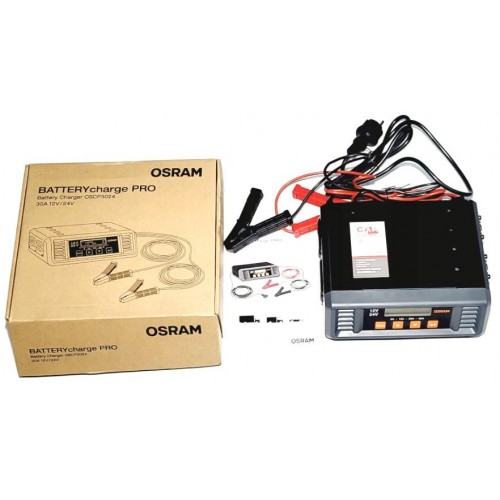 Зарядний пристрій для акумуляторів Osram BATTERYcharge PRO 30A 12/24V OSCP3024