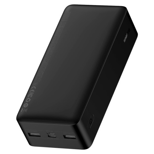 Повербанк Baseus Bipow Digital Display 30000mAh 15W 3A 2USB+Type-C чорний