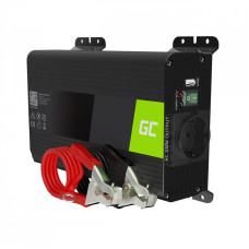 Перетворювач напруги Green Cell INVGC05 12V to 230V 300W/600W чистый синус