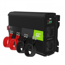 Перетворювач напруги Green Cell PRO INVGC12 12V to 230V 3000W/6000W з USB модифікований синус