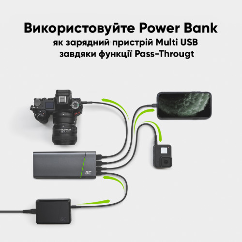 Повербанк Green Cell PBGC04 GC PowerPlay Ultra 26800mAh – Green Cell – Повербанки <br><br> Купити в CarAuto – Оригінальна якість – Можлива адресна доставка – Найкраща ціна сьогодні – Консультація перед покупкою 
