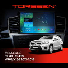 Штатная магнитола Torssen Mercedes ML/GL-class W166/X166 12-16 F98256 DSP 4G Carplay