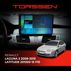 Штатна магнітола Torssen Renault Laguna 3 08-15 Latitude 10-15 F10432 4G Carplay DSP