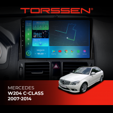 Штатна магнітола Torssen Mercedes W204 C-class 07-14 FL9 4+64Gb 4G Carplay DSP