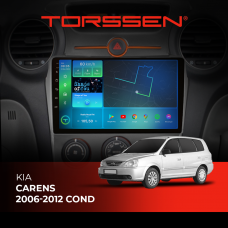 Штатна магнітола Torssen Kia Carens 2006-2012 cond FL9 4+64Gb 4G Carplay DSP