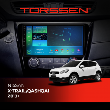 Штатная магнитола Torssen Nissan Xtrail/Qashqai 2013+ F108256 4G Carplay