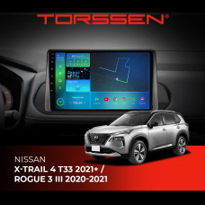 Штатна магнітола Torssen Nissan X-Trail 4 T33 2021+ / Rogue 3 III (2020-2021) F10332 4G Carplay DSP