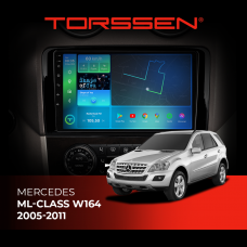 Штатна магнітола Torssen Mercedes ML-class W164 2005-2011 F9432 4G Carplay DSP з кнопками