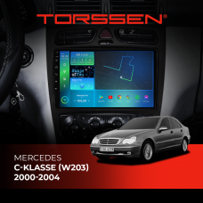 Штатна магнітола Torssen Mercedes C-klasse (W203) 2000-2004 NF9 Carplay