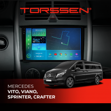 Штатна магнітола Torssen 2K Mercedes Vito,Viano,Sprinter,Crafter FL9 4+64Gb 4G Carplay DSP