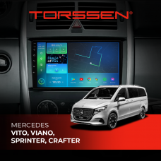 Штатная магнитола Torssen Mercedes Vito,Viano,Sprinter,Crafter F96128 4G Carplay