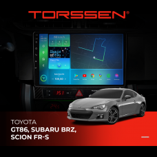 Штатна магнітола Torssen Toyota GT86,Subaru BRZ,Scion FR-S F98256 4G Carplay DSP