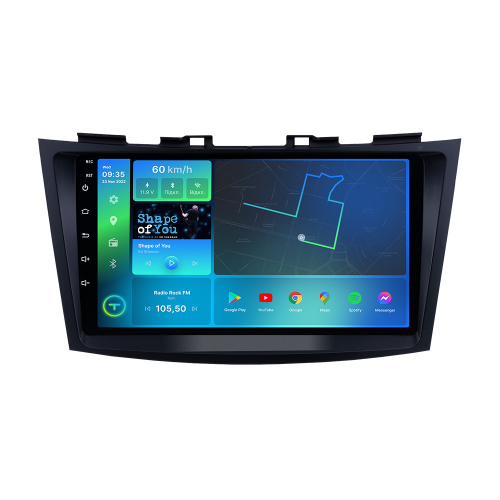 Штатна магнітола Torssen Suzuki Swift 2011-2016 F9464 4G Carplay DSP