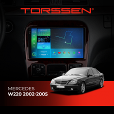 Штатна магнітола Torssen 2K Mercedes W220 02-05 F9232 4G Carplay DSP