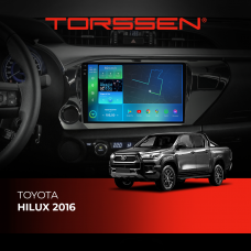 Штатна магнітола Torssen 2K Toyota Hilux 16 FL10 4+64Gb 4G Carplay DSP