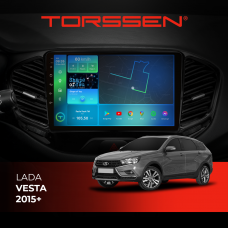 Штатная магнитола Torssen Lada Vesta 15+ F98256 4G Carplay DSP