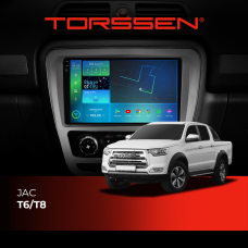 Штатна магнітола Torssen 2K JAC T6/T8 F108256 4G Carplay DSP